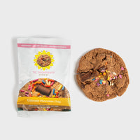 Thumbnail for KC Sunshine’s plant-based chocolate chip cookie with colorful sprinkles