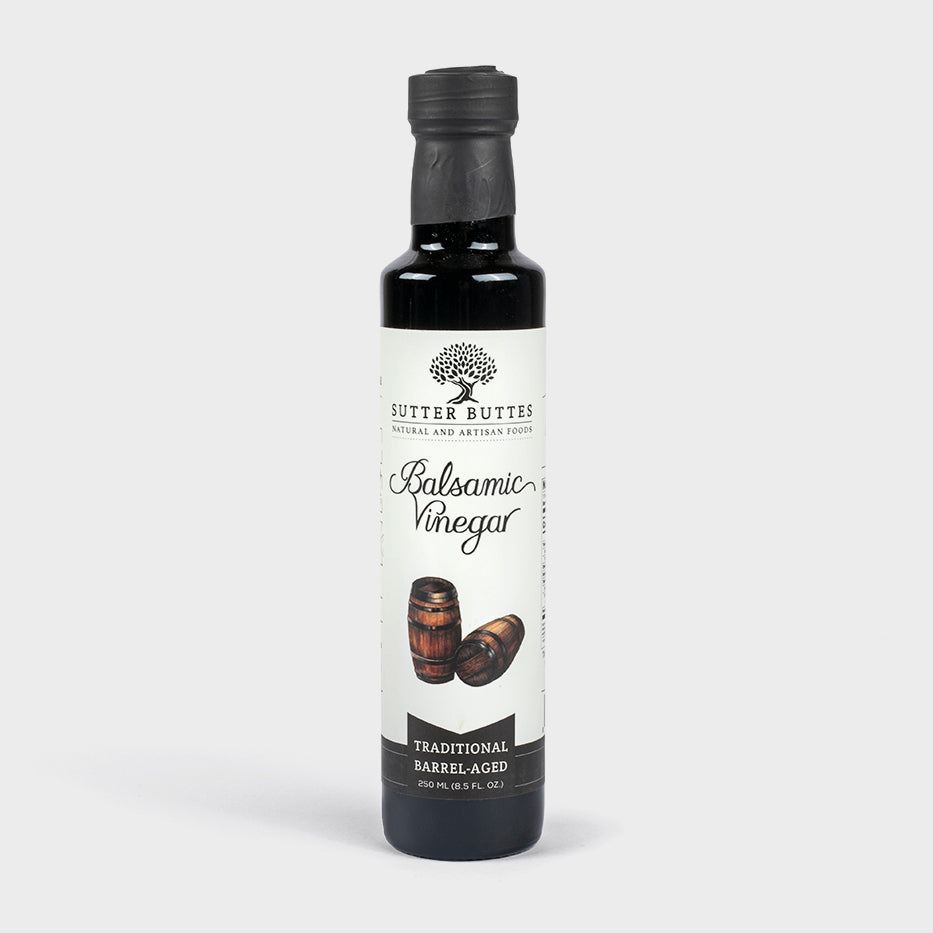 Bottle of Sutter Buttes Traditional Barrel-Aged Balsamic Vinegar