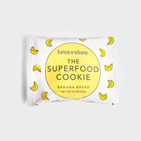 Thumbnail for Love + Chew Banana Bread Superfood Cookie. Plant-based, no refined sugar, and high in fiber.