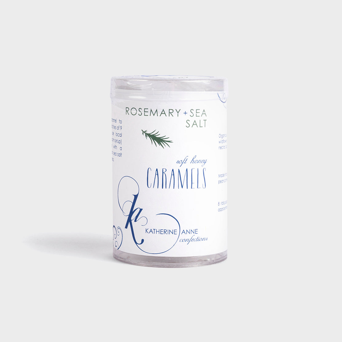 Katherine Anne’s handcrafted honey caramels with rosemary and sea salt