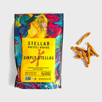 Thumbnail for Poppy Hand-Crafted Popcorn bag of Asheville Mix with salted caramel and white cheddar flavors