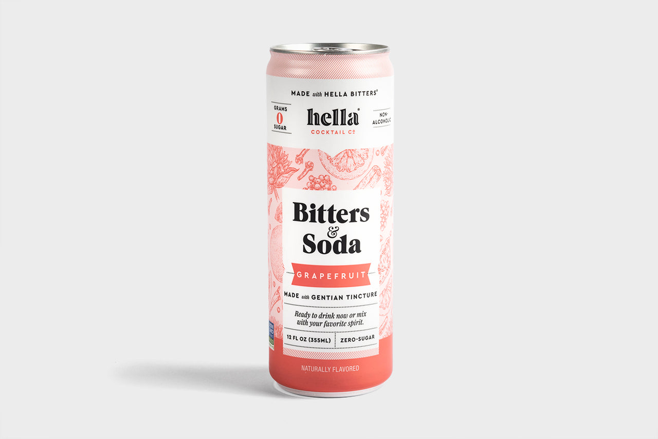 Grapefruit Bitters & Soda from Hella Cocktail Co