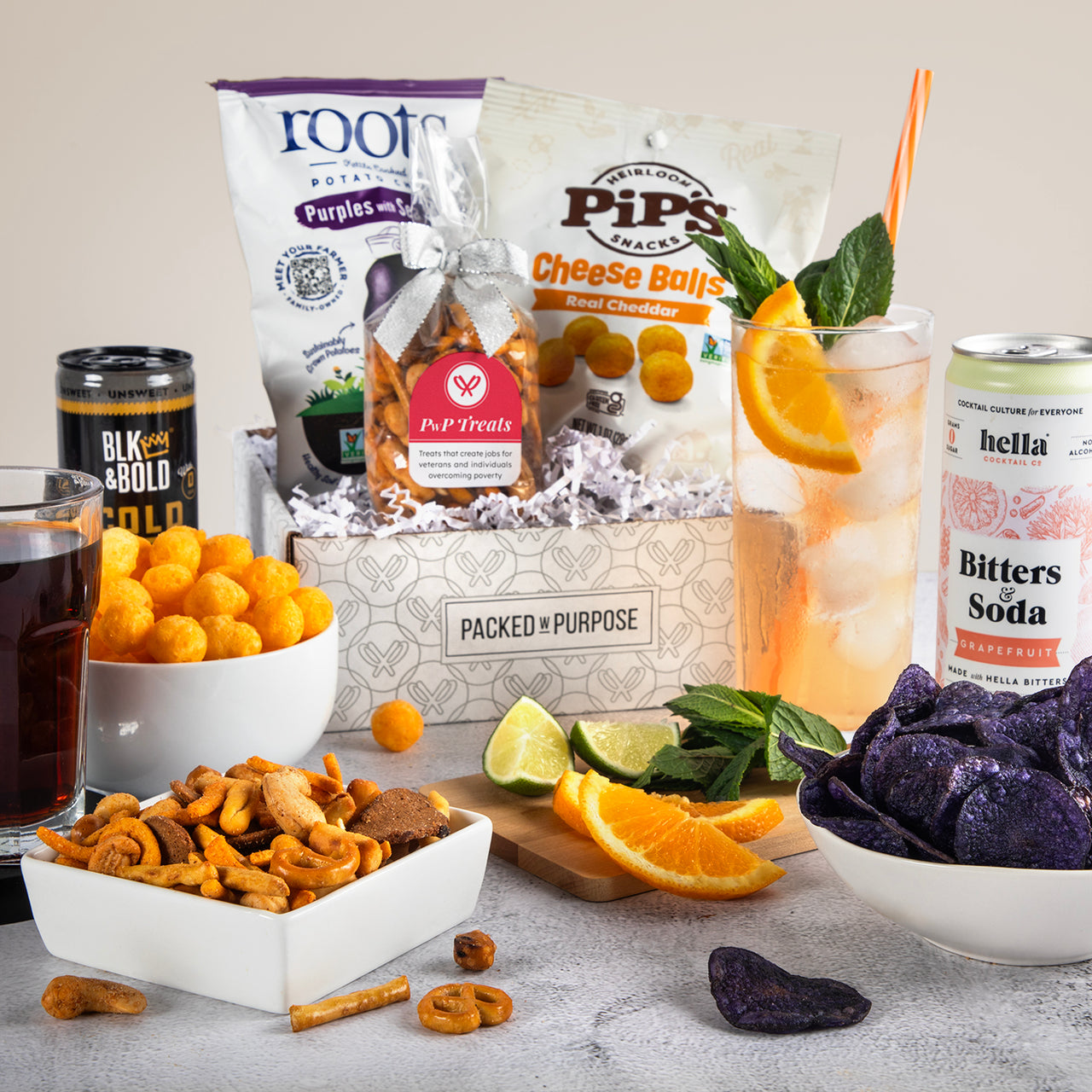 Sips & Savories Gift Basket