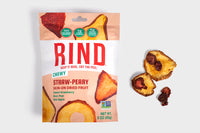 Thumbnail for Naturally sweet mix of whole-fruit dried strawberry, bosc pear, & red apple